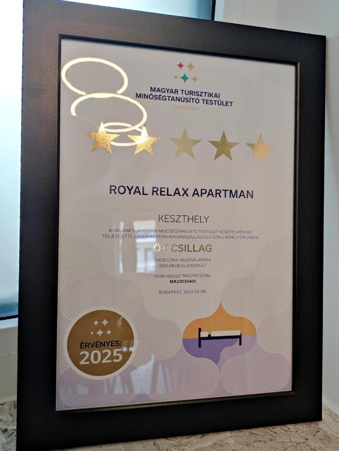 Royal Relax Apartman Keszthely Exterior foto